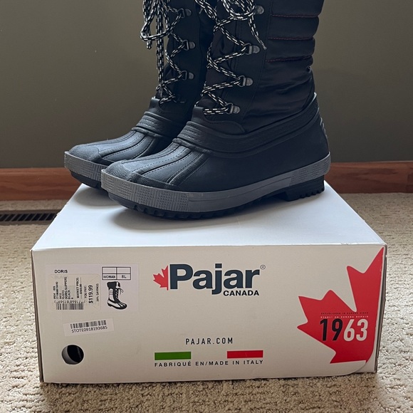 Pajar Canada Doris Faux Fur Waterproof Boot Sz 8 - Picture 3 of 5